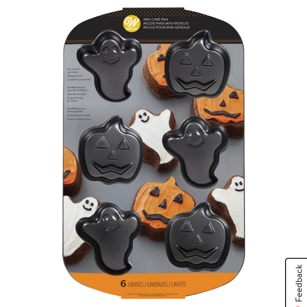 Wilton ghost & pumpkin 🆕 cake pan